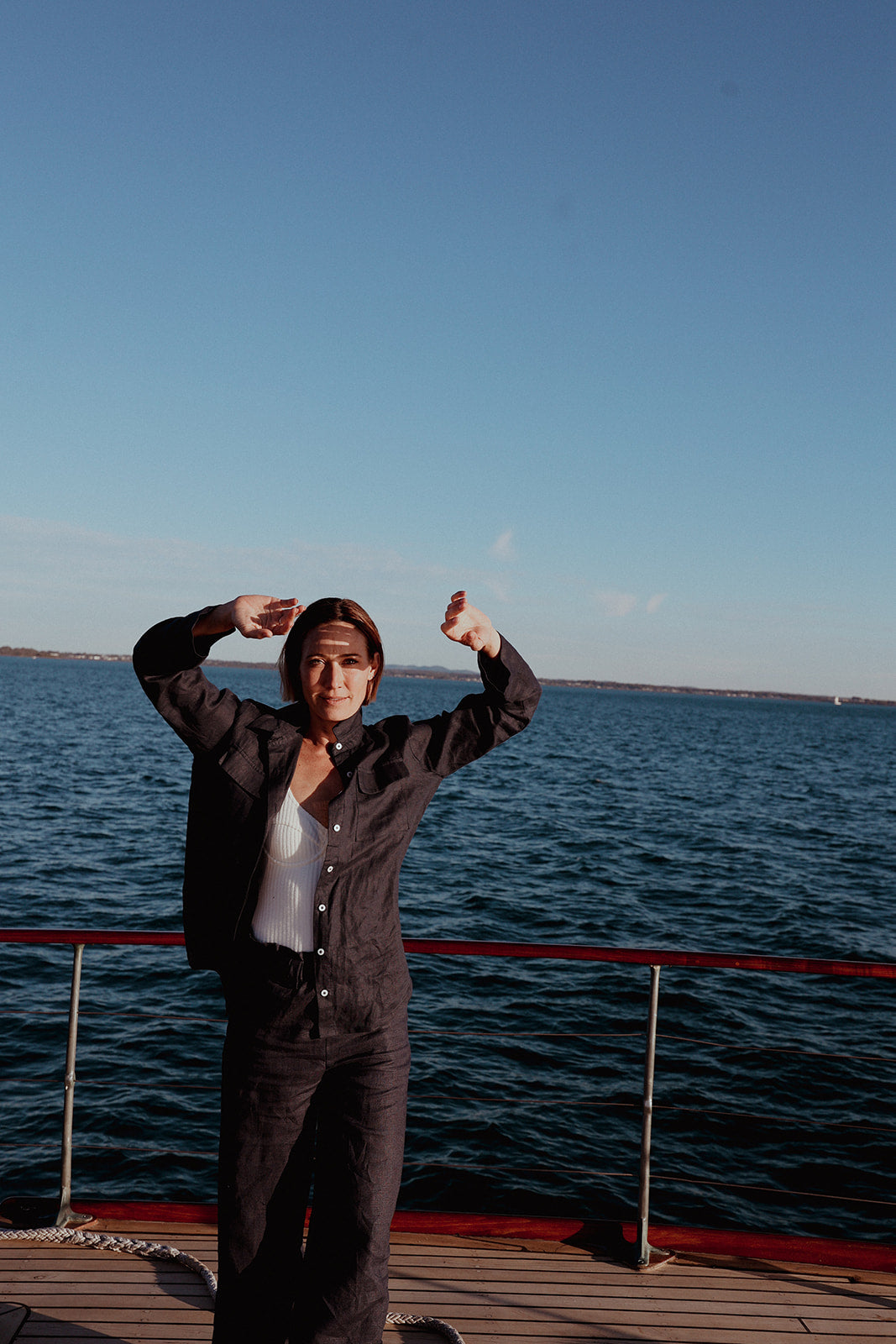 Navy Weekender Pants