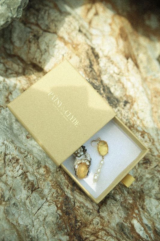 The Aperol Drops - 14k gold