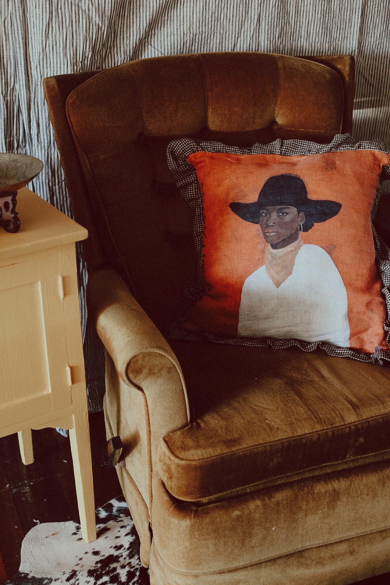 'Bandana Girl' Cushion Cover