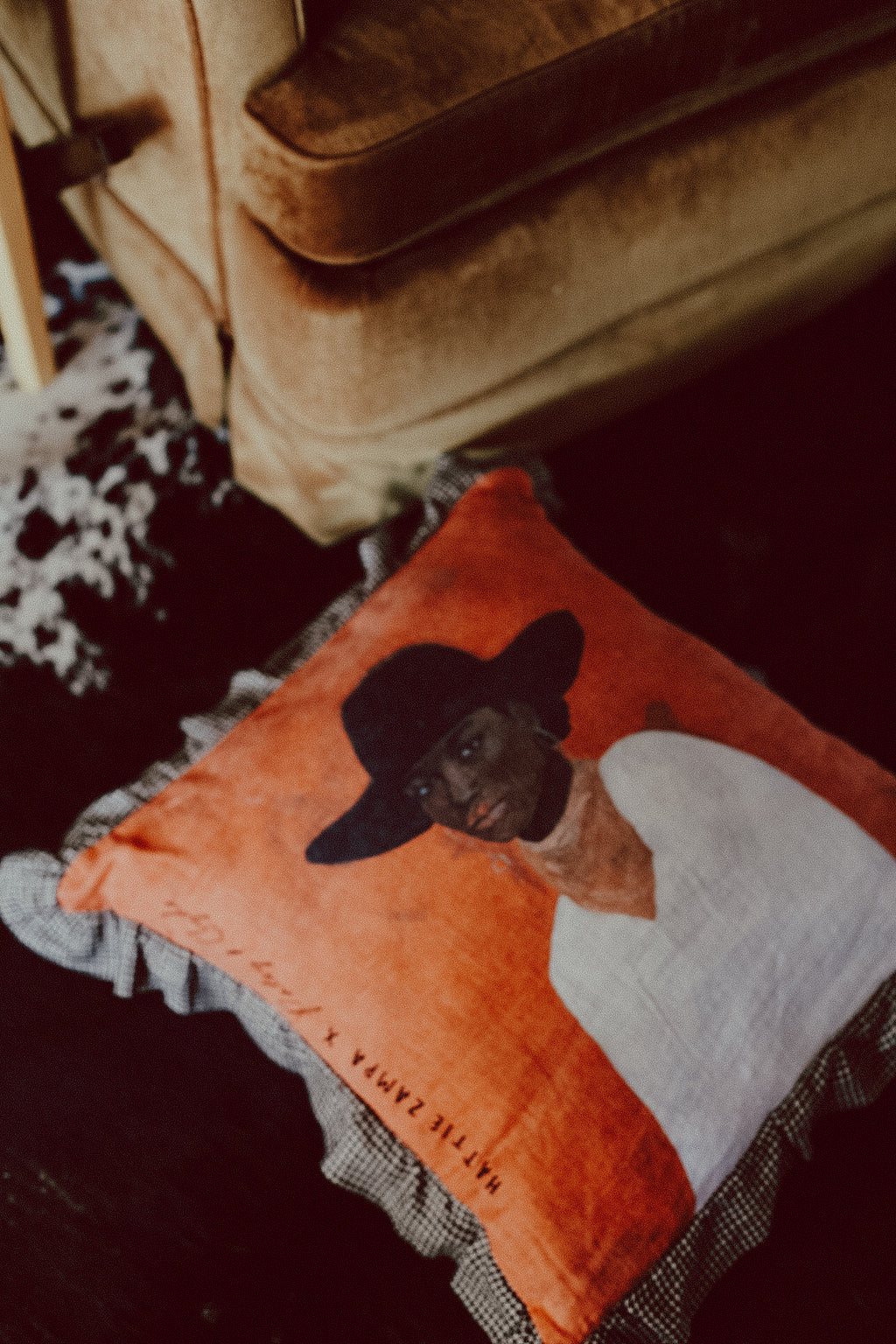 'Bandana Girl' Cushion Cover