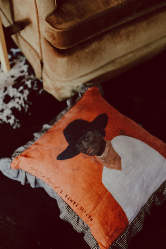 'Bandana Girl' Cushion Cover