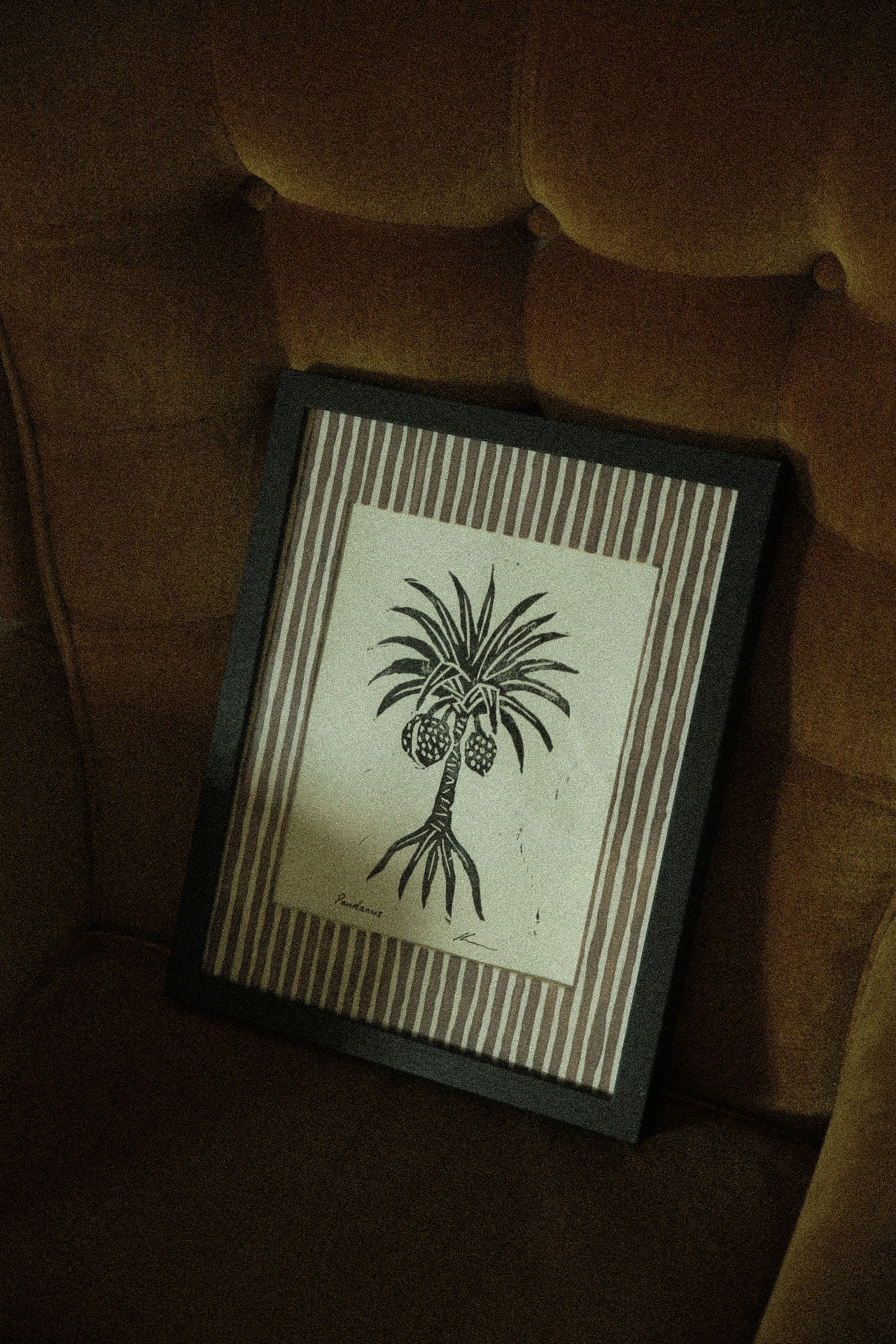The Pandanus Tree - Lino Print