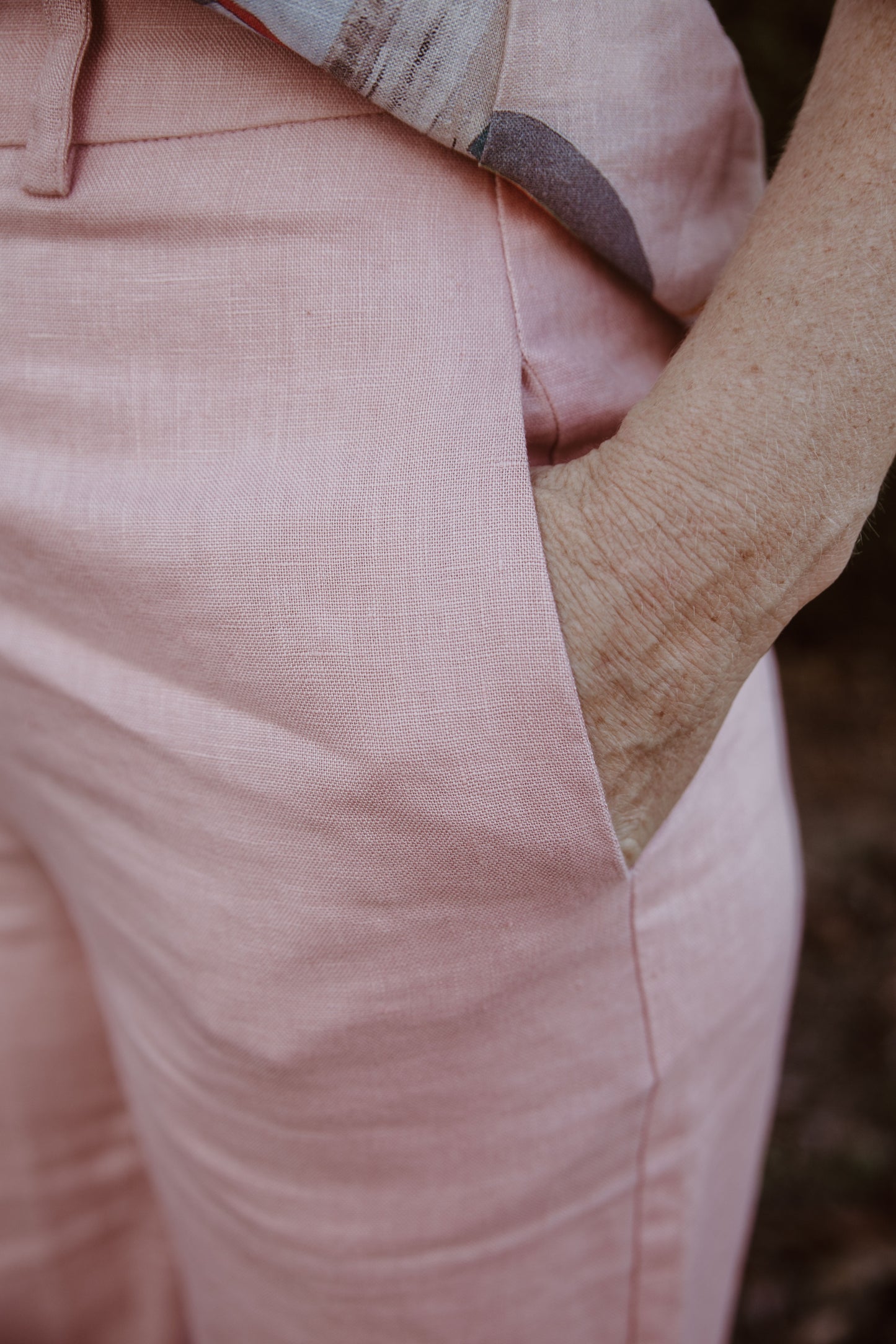 The Cuffed Pants | Blush